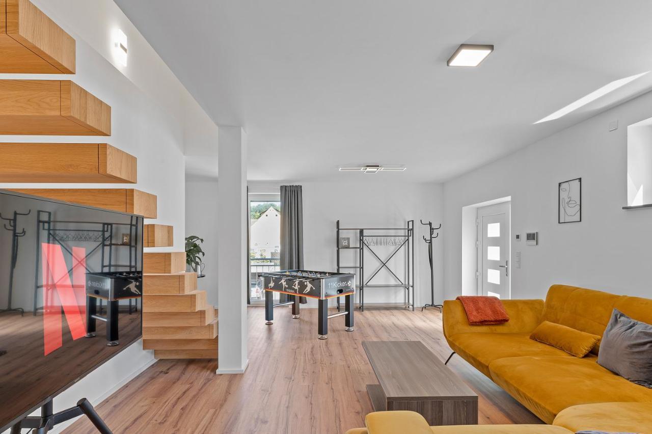 Golden Home With Barbecue, Yoga, Football Table Sinsheim Exterior foto